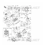 CULASSE( VF750DE095936) pour Kawasaki KVF750 4X4I EPS 2014
