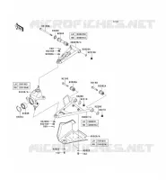 AMORTISSEUR AVANT pour Kawasaki KVF750 4X4 EPS 2013