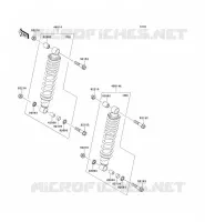 AMORTISSEUR pour Kawasaki KVF750 4X4 EPS 2013