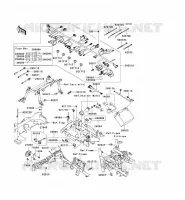 CHASSIS EQUIPMENT ELECTRIQUE pour Kawasaki KVF750 4X4 EPS 2013