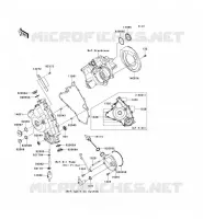 COUVERCLES MOTEUR pour Kawasaki KVF750 4X4 EPS 2013