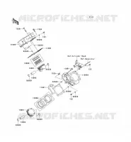 CYLINDRE/PISTON pour Kawasaki KVF750 4X4 EPS 2013