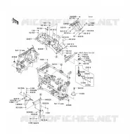 PIECE DE CADRE (COUVERTURE) pour Kawasaki KVF750 4X4 EPS 2013