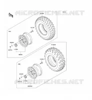 PNEUS pour Kawasaki KVF750 4X4 EPS 2013