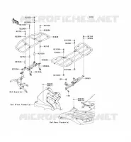 PORTE BAGAGE (S) pour Kawasaki KVF750 4X4 EPS 2013