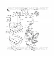 RESERVOIR CARBURANT pour Kawasaki BRUTE FORCE 750 4X4I EPS 2015
