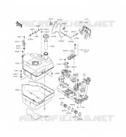 RESERVOIR CARBURANT pour Kawasaki BRUTE FORCE 750 4X4I EPS 2015