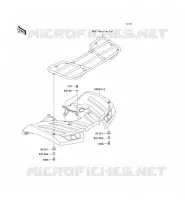 GARDE BOUE ARRI&Egrave;RE pour Kawasaki BRUTE FORCE 750 4X4I EPS 2013