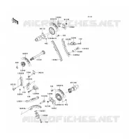 ARBRE A CAME/TENDEUR pour Kawasaki BRUTE FORCE 750 4X4I EPS 2014