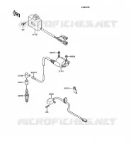 BOBINE D'ALLUMAGE pour Kawasaki AR125 1989