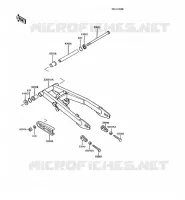 BRAS OSCILLANT pour Kawasaki AR125 1989