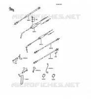 CABLE pour Kawasaki AR125 1989