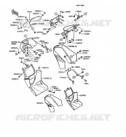 CARENAGE pour Kawasaki AR125 1989