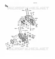 CARTER MOTEUR(S) pour Kawasaki AR125 1989