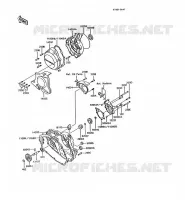 COUVERCLES MOTEUR pour Kawasaki AR125 1989