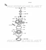 CULASSE/CYLINDRE pour Kawasaki AR125 1989