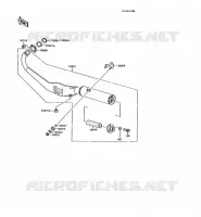 &Eacute;CHAPPEMENT pour Kawasaki AR125 1989