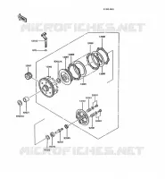 EMBRAYAGE pour Kawasaki AR125 1989