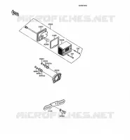 FEUX ARRI&Egrave;RE pour Kawasaki AR125 1989