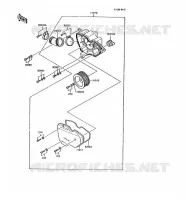 FILTRE &Agrave; AIR pour Kawasaki AR125 1989