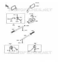 GUIDON pour Kawasaki AR125 1989