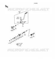 MECANISME DE KICK pour Kawasaki AR125 1989