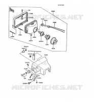 OPTIQUE ZGT00A 009976) pour Kawasaki AR125 1989