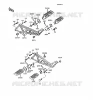REPOSE PIED pour Kawasaki AR125 1989