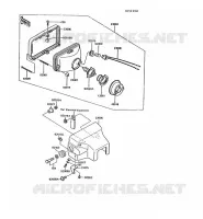 OPTIQUE ZGT00A 009976) pour Kawasaki AR125 1991