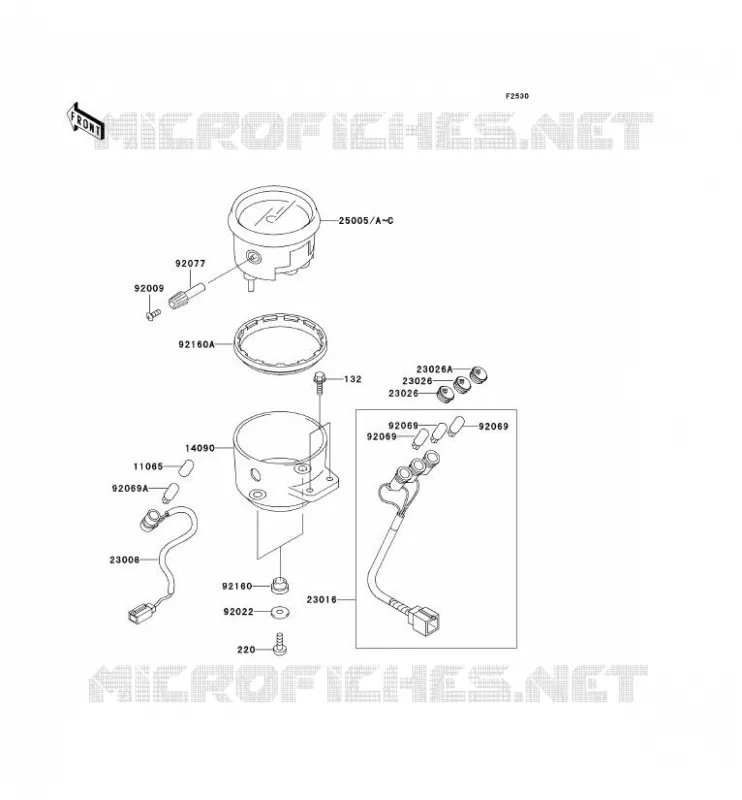 COMPTEURS Kawasaki MOTOS 125 2000 ELIMINATOR 125  BN125-A3
