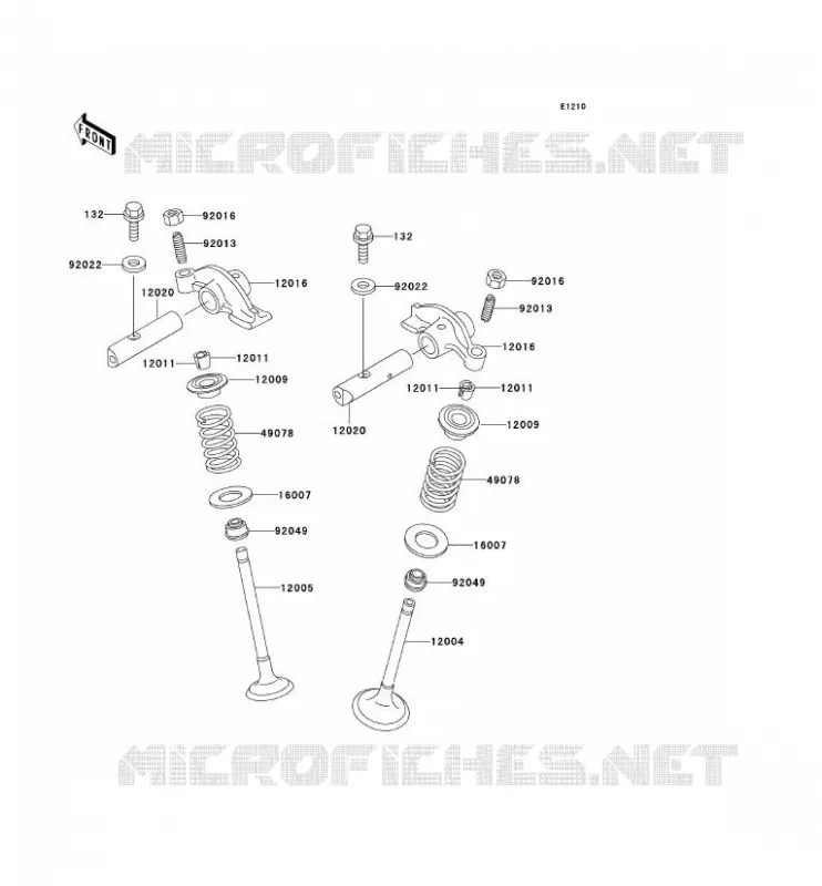 SOUPAPE Kawasaki MOTOS 125 2003 ELIMINATOR 125  BN125-A6
