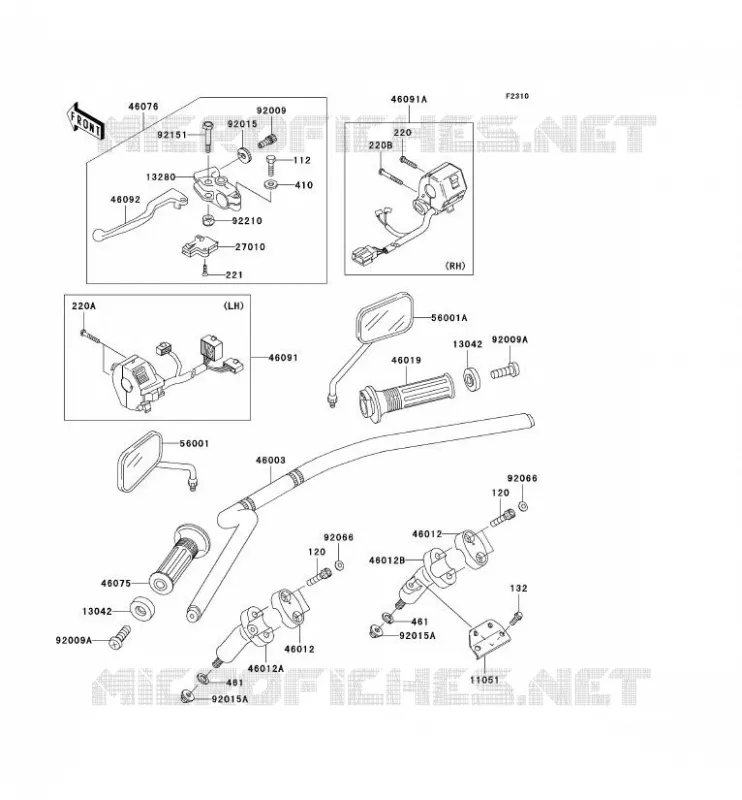 GUIDON Kawasaki MOTOS 125 2006 ELIMINATOR 125  BN125A6F