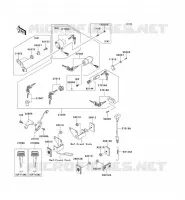 CONTACTEUR SERRURE/R&Eacute;FLECTEUR pour Kawasaki ELIMINATOR 125 2006