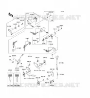CONTACTEUR SERRURE/R&Eacute;FLECTEUR pour Kawasaki ELIMINATOR 125 2007