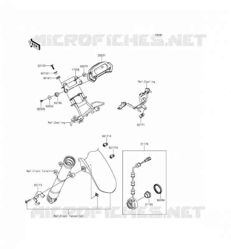 COMPTEURS Kawasaki MOTOS 250 2015 Z250SL  BR250EFS