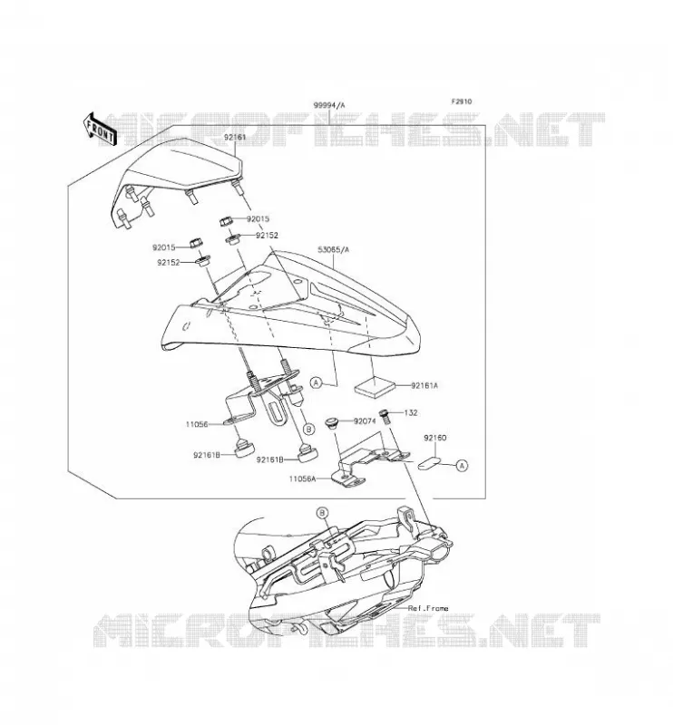 ACCESSOIRE (COUVRE SELLE) Kawasaki MOTOS 250 2015 Z250SL ABS  BR250FFF