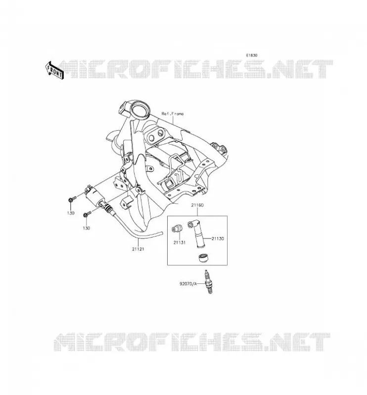 SYSTEME D&acute;ALLUMAGE Kawasaki MOTOS 250 2015 Z250SL ABS  BR250FFF