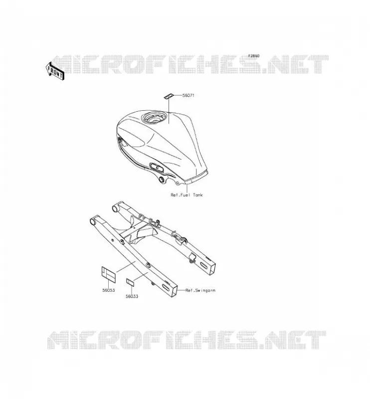 LABEL Kawasaki MOTOS 250 2015 NINJA 250SL  BX250AFF