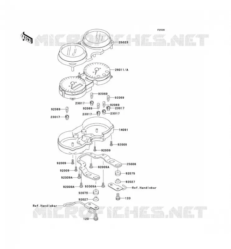 COMPTEURS Kawasaki MOTOS 650 2001 W650  EJ650-A3