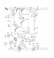 CONTACTEUR SERRURE/R&Eacute;FLECTEUR pour Kawasaki W650 2001