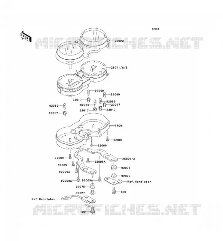 COMPTEURS Kawasaki MOTOS 650 2002 W650  EJ650-A4