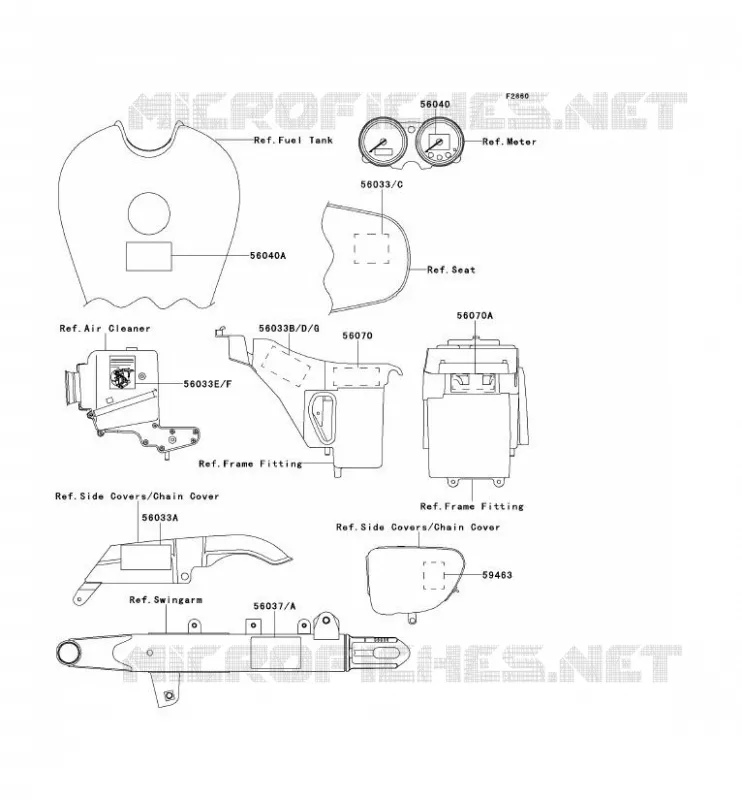 LABEL Kawasaki MOTOS 650 2002 W650  EJ650-A4