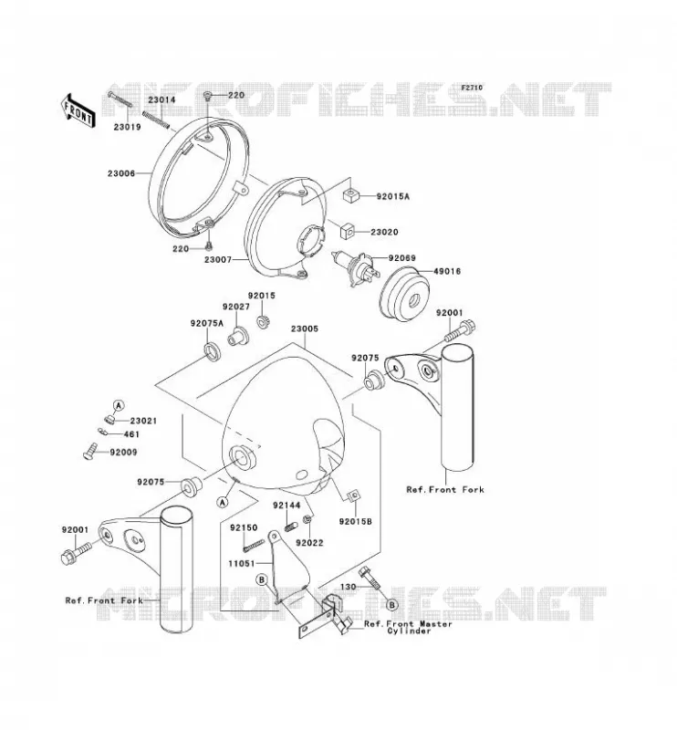 OPTIQUE(S) Kawasaki MOTOS 650 2002 W650  EJ650-A4