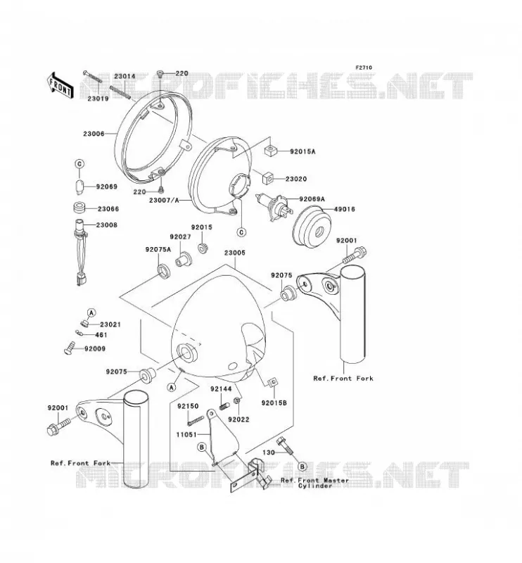 OPTIQUE(S) Kawasaki MOTOS 650 2003 W650  EJ650-C5