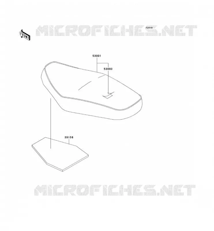 SELLE Kawasaki MOTOS 650 2003 W650  EJ650-C5