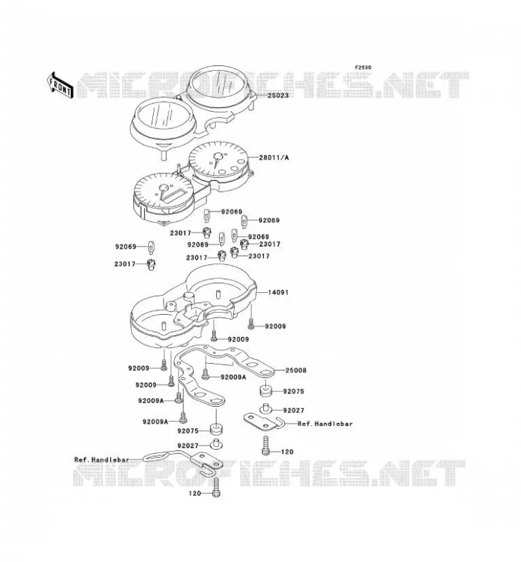 COMPTEURS Kawasaki MOTOS 650 2006 W650  EJ650C6F