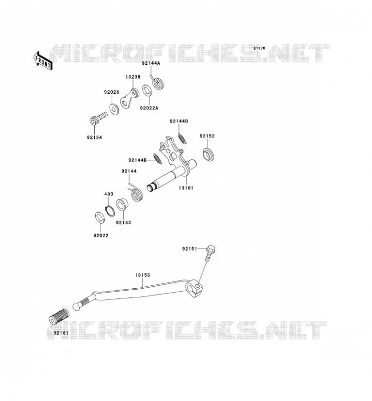 SELECTEUR Kawasaki MOTOS 800 2011 W800  EJ800ABF