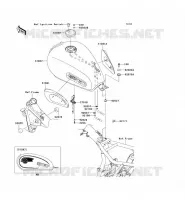 RESERVOIR CARBURANT pour Kawasaki W800 2011