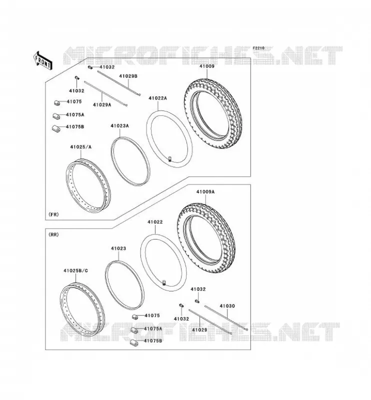 PNEUS Kawasaki MOTOS 800 2011 W800  EJ800ABS