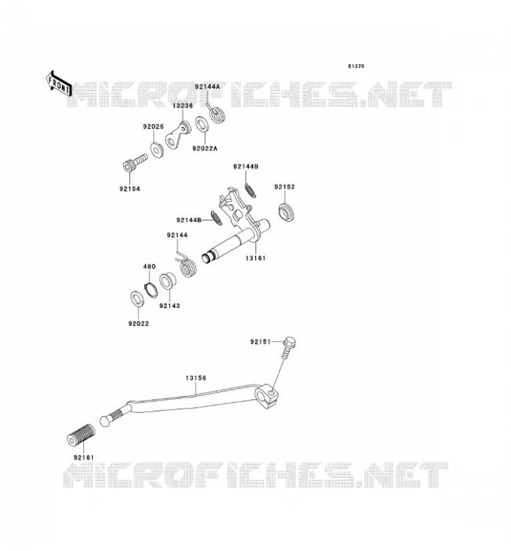 SELECTEUR Kawasaki MOTOS 800 2012 W800  EJ800ACF